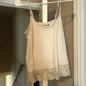 American eagle cream tank top